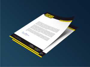 Shield Letterhead | Stationery Design by Atvento Graphics