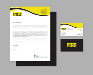 Shield Letterhead | Stationery Design by Tripti Ranjan Gain