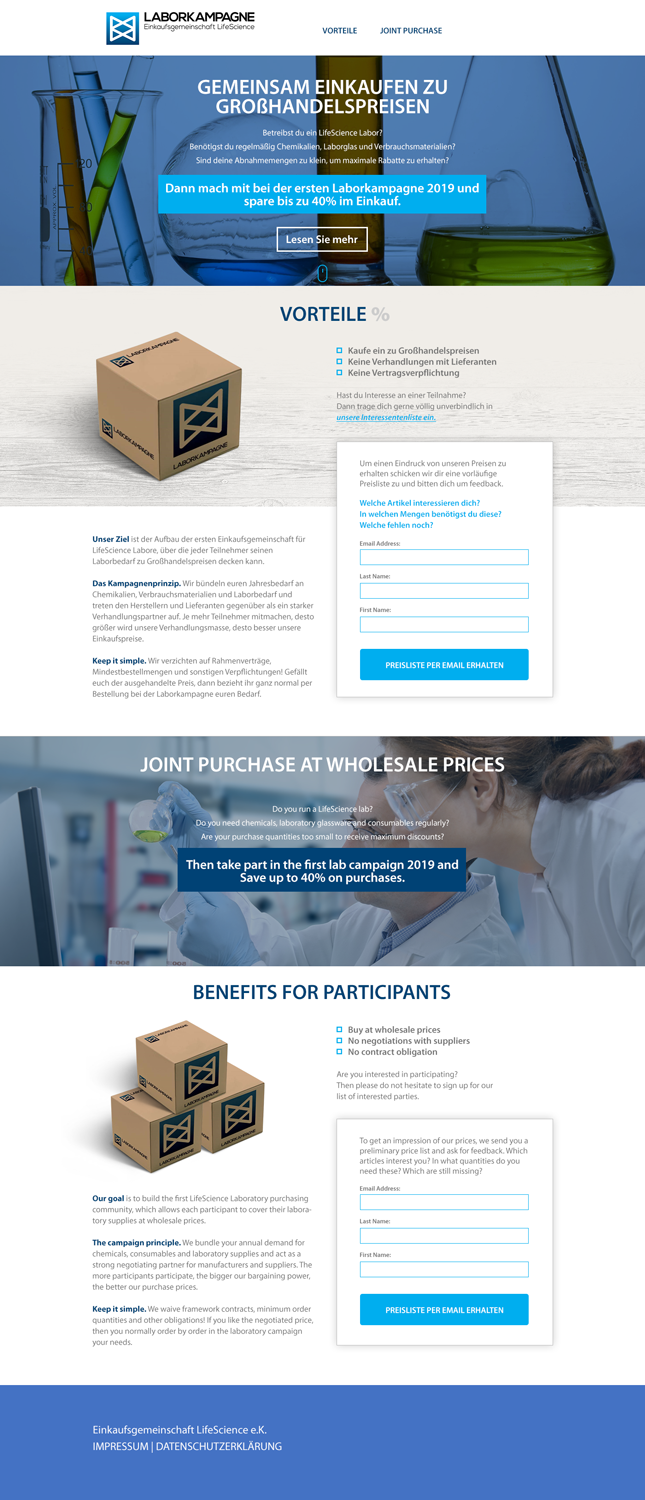 Landing Page Design by Victor_pro for this project | Design #20069750