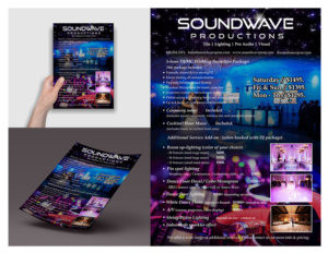 Graphic Design by Nishi 4 for SoundWave Productions Inc. | Design #20087822