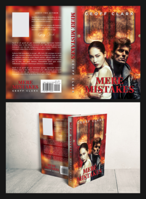 Book cover design for a debut author; 'Mere Mistakes' by Geoff Clark.  | Book Cover Design by artanisel