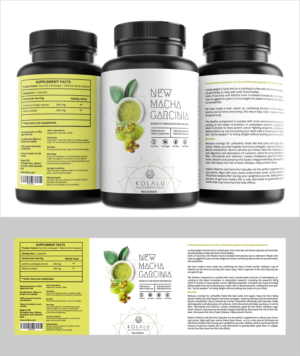 Product Label design for weight loss supplement that is unique and has an attractive, unusual flair | Grafik-Design von SAI DESIGNS