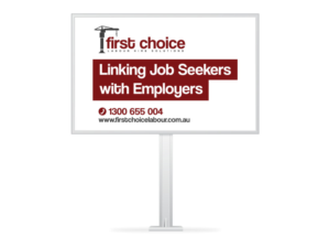 LARGE BANNER/SIGN DESIGN - RECRUITMENT/LABOUR HIRE COMPANY | Schilder-Design von Atvento Graphics