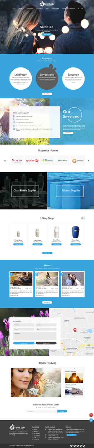 Perfume Oil manufacturing and distribution company needs an emotion inspiring Wordpress Design | Web-Design von bdesigner9