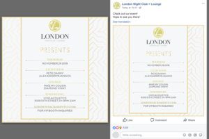 London Nightclub Flyer (Updated)  | Facebook-Design von EA5Designs