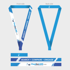 Lanyard that Pops with our URL and Product Name  | Graphic Design by sun_design