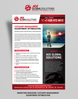 Marketing Brochure:  Category Management – Assortment Optimization | Flyer Design by SAI DESIGNS