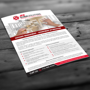 Marketing Brochure:  Category Management – Assortment Optimization | Flyer-Design von GraphicsGuru