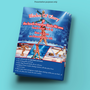 Blades Of Glory @ the beach Arapahoe Basin Ski area   | Flyer-Design von JanuXart