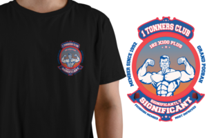  (Main text) 1 Tonners Club (secondary Text ) Significantly Significant | T-Shirt-Design von SAI DESIGNS