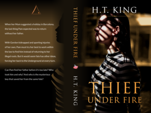 Thief Under Fire - YA Book Cover Design | Buchumschlag Design von nicholash