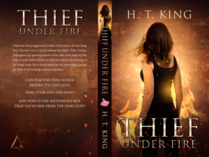 Thief Under Fire - YA Book Cover Design | Buchumschlag Design von dienel96