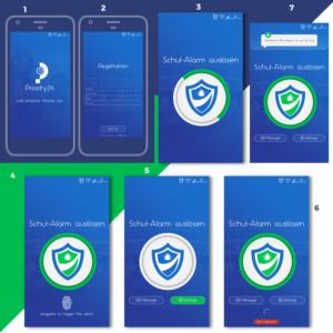 priority24 - a safety solution for schools | App Design by TSU Creations