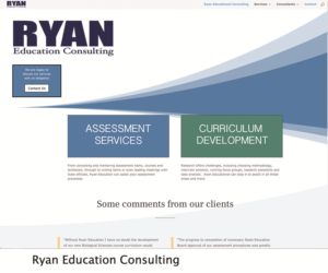 Web Design by indelight for Ryan Education Consulting LLC | Design #20204911