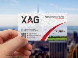 XAG Business Card Design - Opaque White Plastic (Contest) | Visitenkarten-Design von Sandaruwan