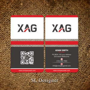 XAG Business Card Design - Opaque White Plastic (Contest) | Visitenkarten-Design von SL Designer