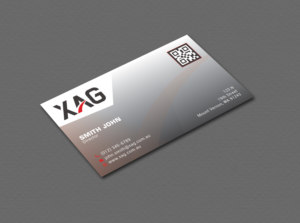 XAG Business Card Design - Opaque White Plastic (Contest) | Business Card Design by Bold Pixels