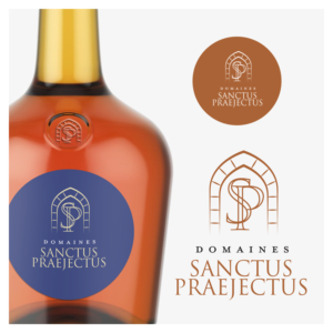 Domaine - SANCTUS PRAEJECTUS - Grande Champagne Cognac | Logo-Design von see why