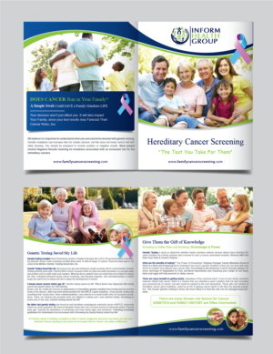 BRIGHT COLORFUL + 55 FAMILY HISTORY BROCHURE 11 x 17 bifold  | Flyer Design by alex989