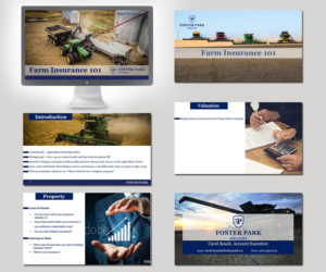 Powerpoint Presentation for Farm Insurance  | PowerPoint Design by JanuXart