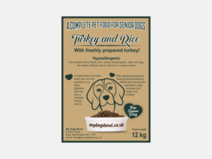 Dog Food Product Label - A5 Portrait | Packaging Design by ATUL SOOD