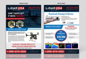 Brochure for New Product Drone LiDAR 3D Mapping Solution | Brochure Design by SAI DESIGNS