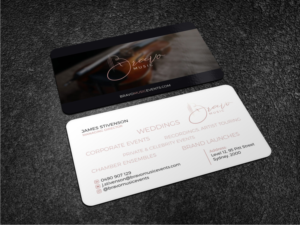 Business cards and Stationary | Bravo Music Events | Stationery Design by Atvento Graphics