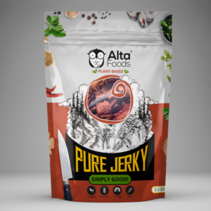 Simply Good! from Pure Jerky: Sustainable Vegan Mushroom Jerky | Verpackungs-Design von SAI DESIGNS