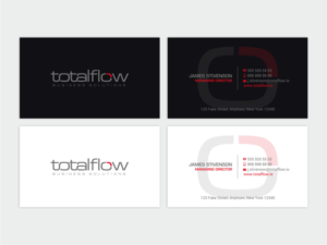 totalflow Business Card | Business Card Design by Atvento Graphics