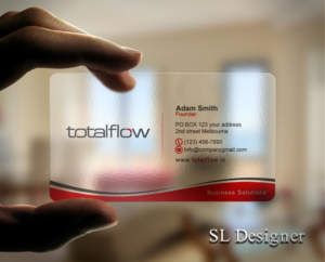 totalflow Business Card | Business Card Design by SL Designer