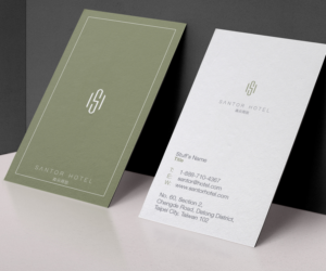 Asia Hotel need a card and logo | Visitenkarten-Design von ChicD