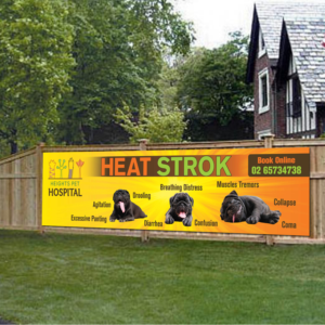 Banner for Vet Hospital 5m x 1.2m - Heat Stroke | Graphic Design by mmmarif1982