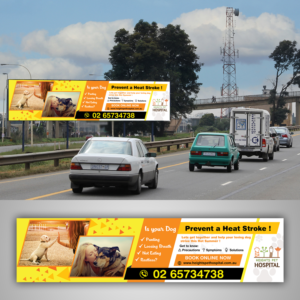 Banner for Vet Hospital 5m x 1.2m - Heat Stroke | Graphic Design by ecorokerz