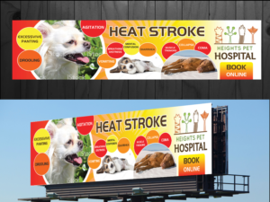 Banner for Vet Hospital 5m x 1.2m - Heat Stroke | Graphic Design by innovative earth