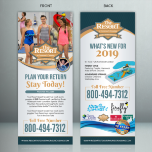 2 sided Rack Card for Hotel Packages | Flyer-Design von SAI DESIGNS