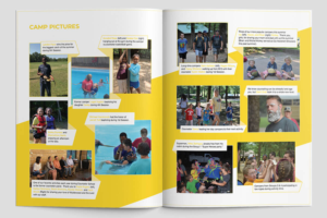 Magazine Design by cherry for Camp Wyldewood | Design #20285677