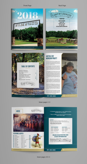 Magazine Design by SAI DESIGNS for Camp Wyldewood | Design #20316644