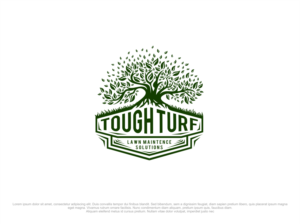 Tough Turf Lawn Maintence Solutions  | Logo Design by Artswolf