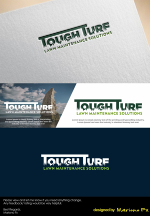 Tough Turf Lawn Maintence Solutions  | Logo Design by Mariono Fx