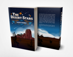 Contemporary Young Adult Book Cover - The Desert Stars | Buchumschlag Design von Pinky 