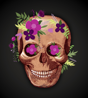 Need a Skull Designed for our Women's Boutique | Graphic Design by SAI DESIGNS