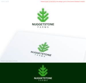 Nuggetstone Farms | Logo Design by Anthony