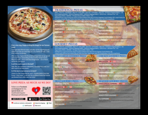 30 Yr Pizzeria needs the freshest and flyest new flyer menu designed | Menu Design by GLOW