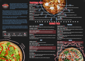 Menu Design by kambalskitters for Koko's Pizza | Design #20385640