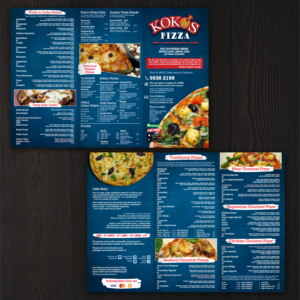 Menu Design by Sandra Qvaranta