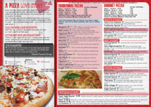 30 Yr Pizzeria needs the freshest and flyest new flyer menu designed | Menu Design by iD_intelligentDesign