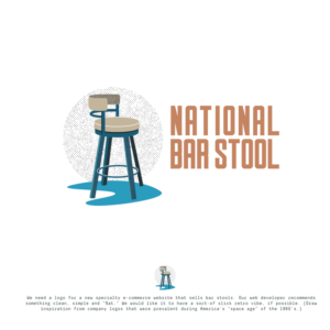 National Bar Stool | Logo Design by deadPixel