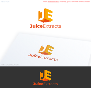 Juice Extracts  | Logo Design by Anthony