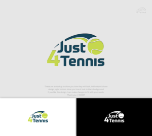 JUST 4 Tennis | Logo Design by Kejo87