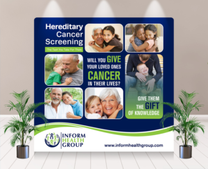 8'x8' Exhibit Backdrop for Healthcare Events focused on the 55 and older crowds | Banner Ad Design by mmmarif1982